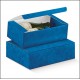 SCATOLE TELA BLUETTE 2 BOTTIGLIE